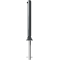 Ornamental bollard | Series 480B | � 82 mm | foldable, self-engaging lockfor casting in concrete, with hot-dip galvanized ground socket part-no. 470.60approx. 400 mm below ground | with triangular locking mechanism acc. with DIN 3223 | without eyelet